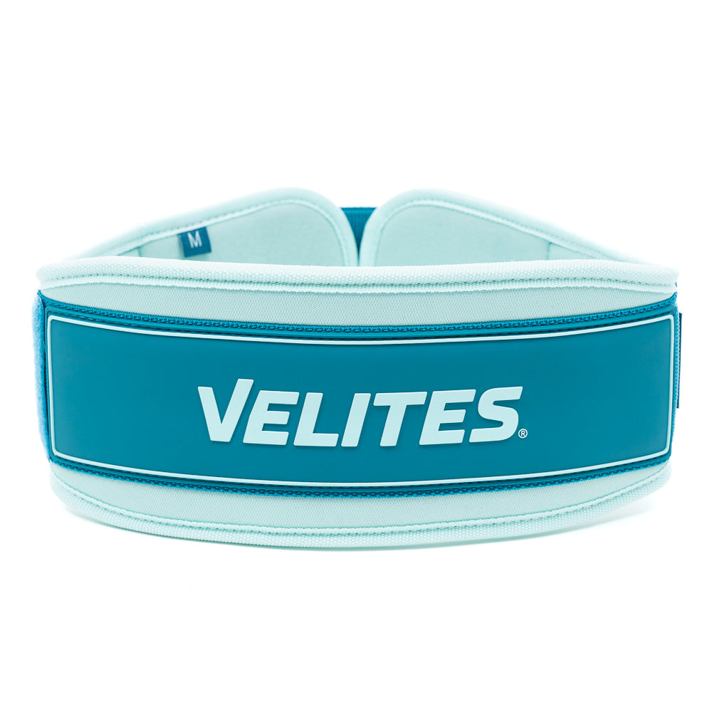 Ceinture d'haltérophilie bleu personnalisable