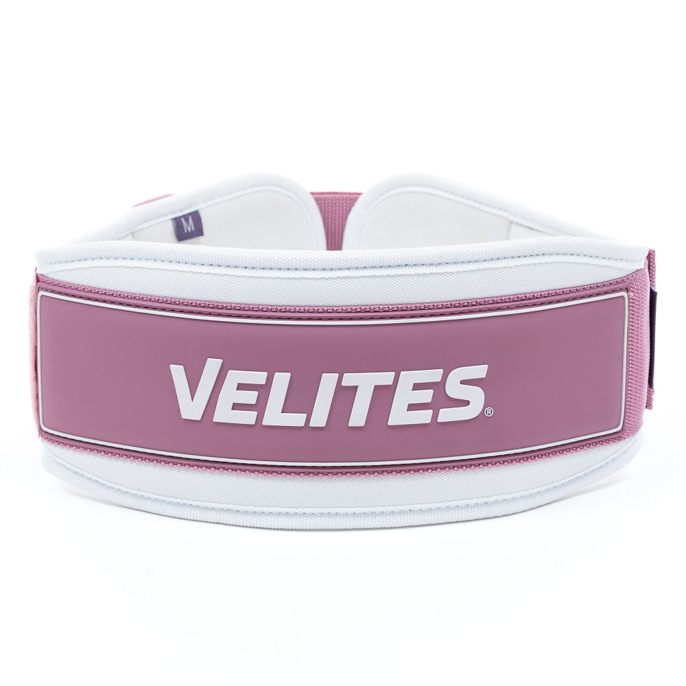 Ceinture d'haltérophilie rose personnalisable